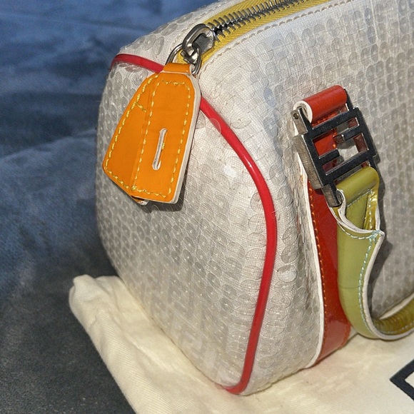 RARE FIND FENDI multicolored mini speedy hand bag pristine condition - Picture 5 of 14